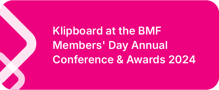 Klipboard at the BMF Members Day Annual Conference & Awards 2024-24